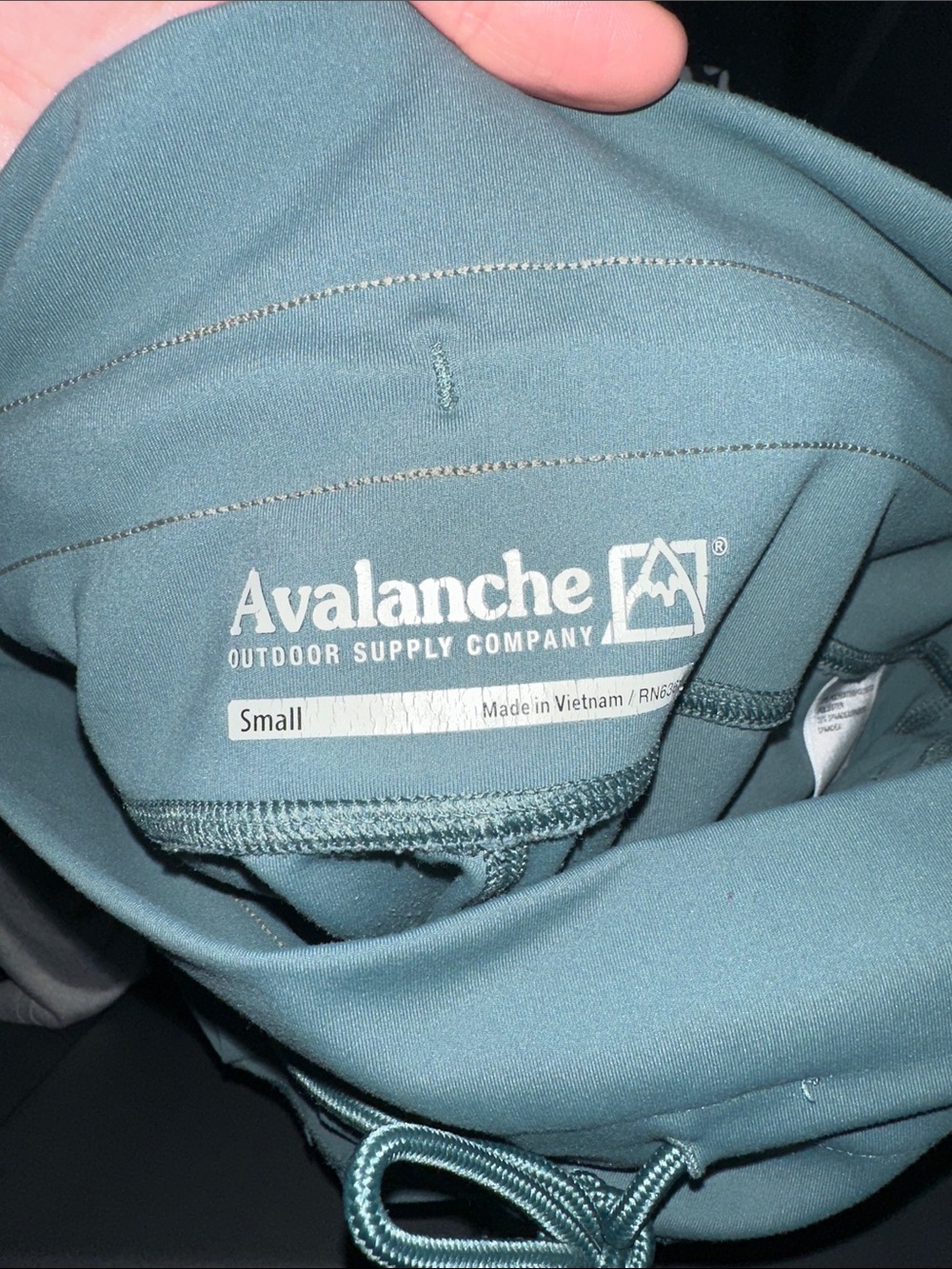 Avalanche Deep Green Leggings‎ with Drawstring Waist - Picture 8 of 8